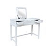 International Concepts Solid Wood Vanity Table  in White