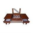 International Concepts Solid Wood Vanity Table in Espresso