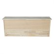 International Concepts Wall Shelf Unit with Storage