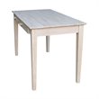 International Concepts Computer Desk With Flip Down Drawer