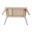 International Concepts Computer Desk With Flip Down Drawer