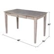 International Concepts Writing Desk With Drawer
