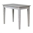 International Concepts Writing Table  Washed Gray Taupe
