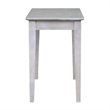 International Concepts Writing Table  Washed Gray Taupe
