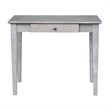 International Concepts Writing Table  Washed Gray Taupe