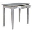 International Concepts Writing Table  Washed Gray Taupe