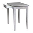 International Concepts Writing Table  Washed Gray Taupe
