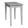 International Concepts Writing Table  Washed Gray Taupe