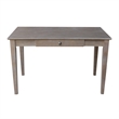 International Concepts Desk With Drawer - Basic Size And Chair