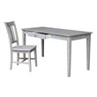 International Concepts Desk With Drawer - Larger Size And Chair