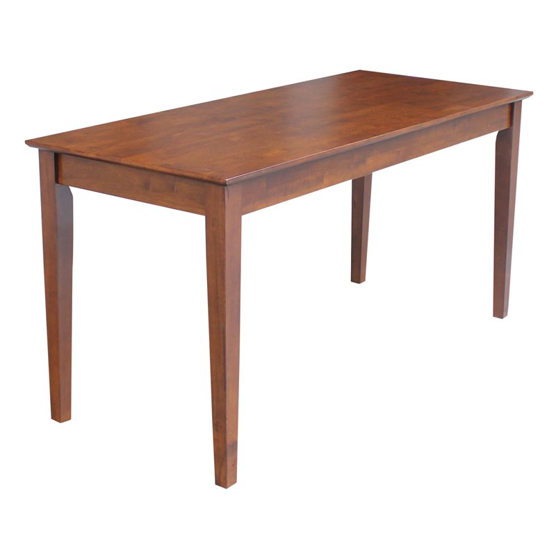International Concepts 1 Drawer Large Writing Desk in Espresso