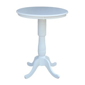 International Concepts 30&quot Round Top Pedestal Table - 40.9&quotH