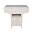 International Concepts Dual Drop Leaf Bistro Table - Bar Height - With Storage