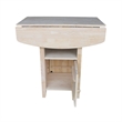 International Concepts Dual Drop Leaf Bistro Table - Bar Height - With Storage