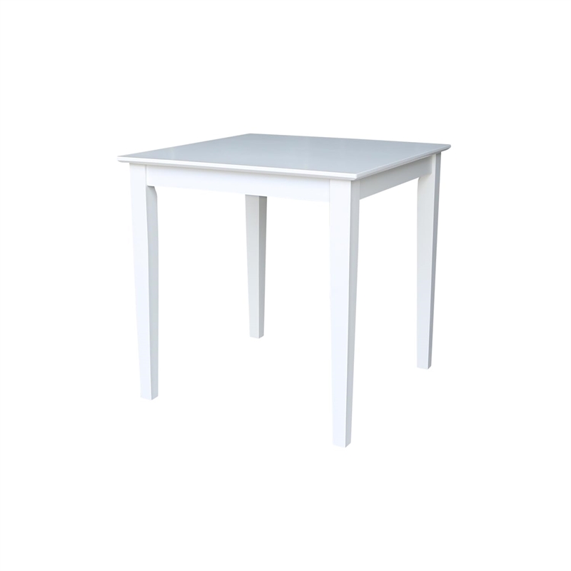 International Concepts 30X30 Dining Table With 2 Ladder Back Chairs