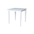 International Concepts 30X30 Dining Table With 2 Ladder Back Chairs