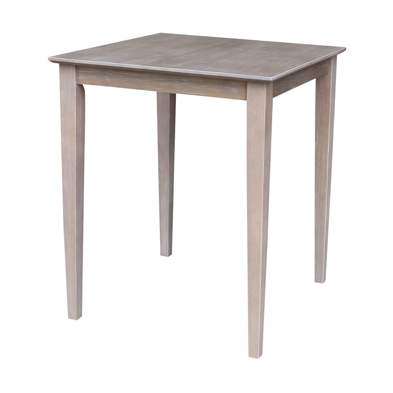 International Concepts Solid Wood Top Table - Counter Height