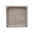International Concepts Solid Wood Top Table - Dining Height in Washed Gray Taupe