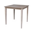 International Concepts Solid Wood Top Table - Counter Height