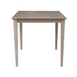 International Concepts Solid Wood Top Table - Counter Height
