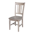 International Concepts 36X36 Dining Table With 4 San Remo Side Chairs