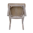 International Concepts 36X36 Dining Table With 4 San Remo Side Chairs
