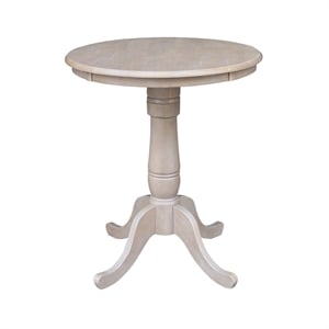 International Concepts 30&quot Round Top Pedestal Table - 34.9&quotH