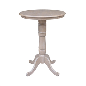 International Concepts 30&quot Round Top Pedestal Table - 40.9&quotH