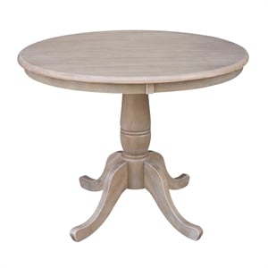 International Concepts 36&quot Round Top Dining Table in Natural