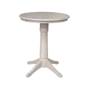 International Concepts 30&quot Round Top Pedestal Table - 34.9&quotH