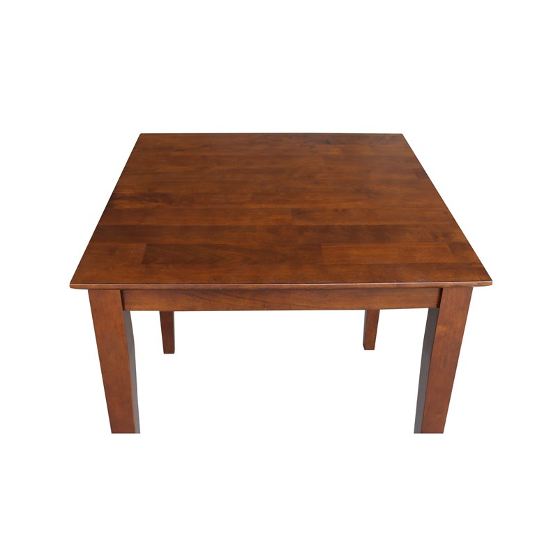 International Concepts Solid Wood Top Table