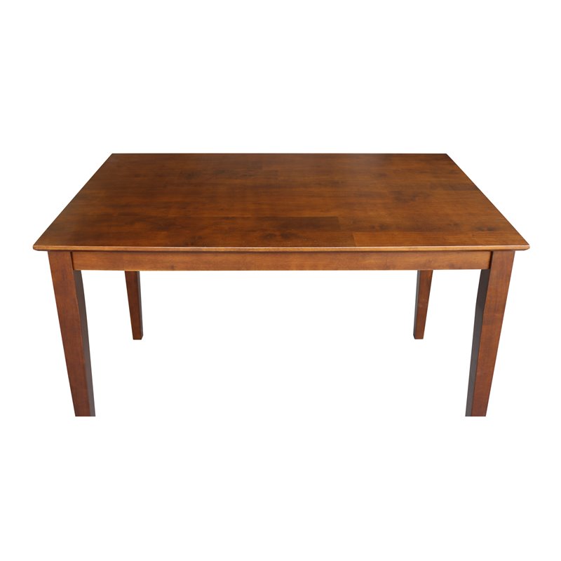 International Concepts Solid Wood Top Table