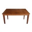 International Concepts Solid Wood Top Table