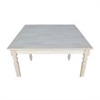 International Concepts Solid Wood Top Dining Table in Natural