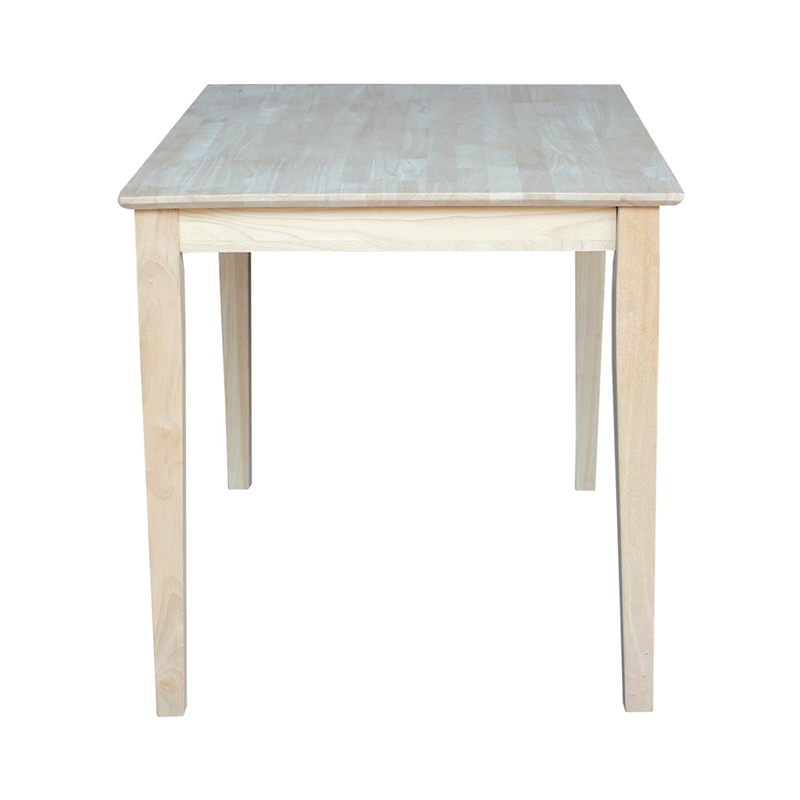 International Concepts Solid Wood Top Table