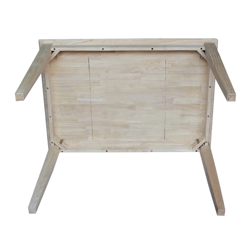 International Concepts Solid Wood Top Table