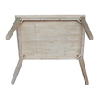 International Concepts Solid Wood Top Table