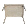 International Concepts Solid Wood Top Table - Turned Legs