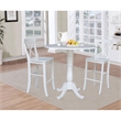 42 In Round Pedestal Bar Height Table with 2 Bar Height Stools