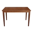 International Concepts 30x48 Dining Table with 4 Chairs in Espresso