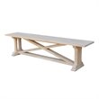 International Concepts Alexa Bench  Unfinished