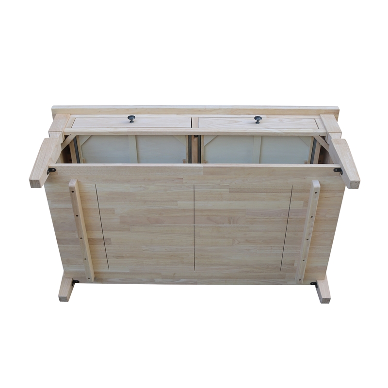 International Concepts Vista Coffee Table  Unfinished