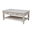 International Concepts Vista Coffee Table  Unfinished