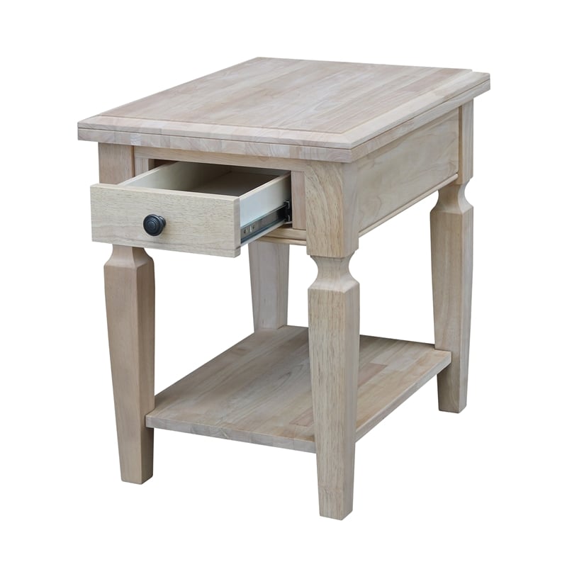 International Concepts Vista End Table  Unfinished