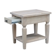 International Concepts Vista End Table  Unfinished