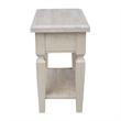 International Concepts Vista Side Table  Unfinished