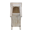 International Concepts Vista Side Table  Unfinished