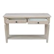 International Concepts Vista Console Sofa Table  Unfinished