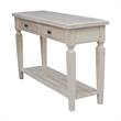 International Concepts Vista Console Sofa Table  Unfinished