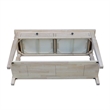 International Concepts Vista Console Sofa Table  Unfinished